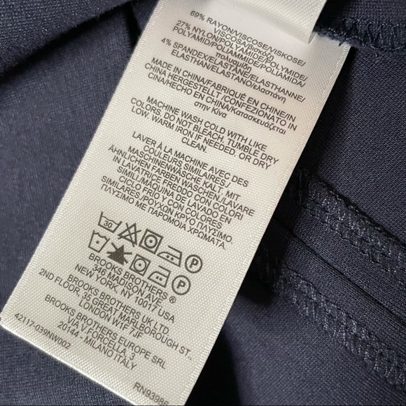 Brooks Brothers ponte’ contrast stitching dress - Picture 5 of 5